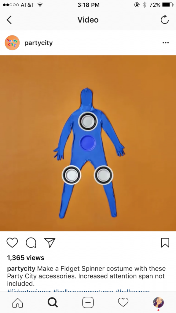 fidget spinner halloween costume