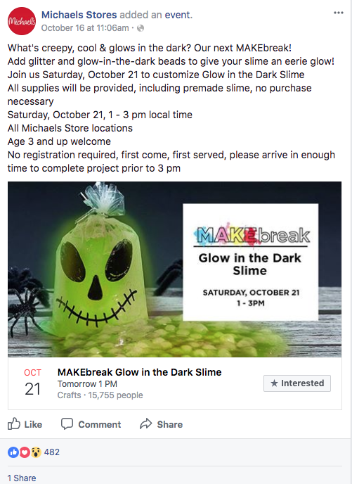 Michael halloween marketing