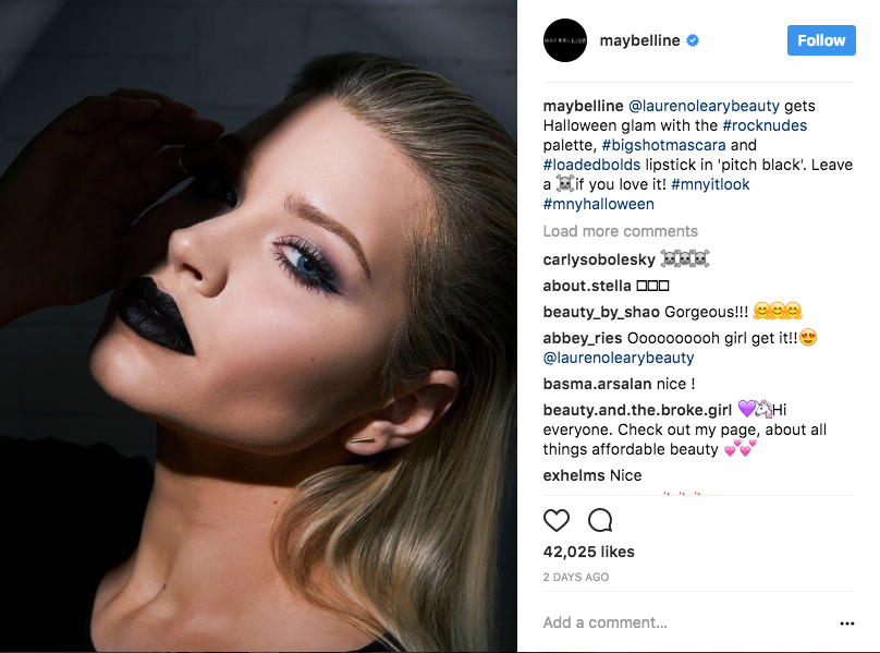 maybelline halloween makeup