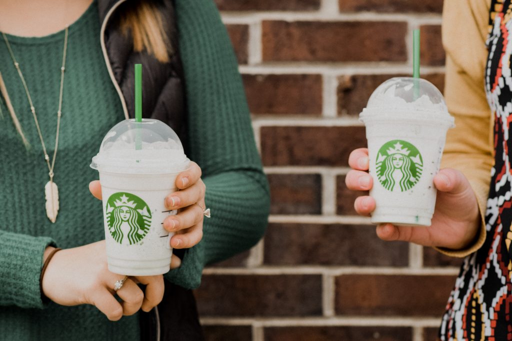 we tried the starbucks crystal ball frappuccino