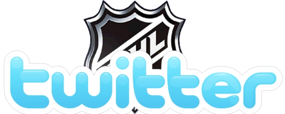 twitter and nhl logos