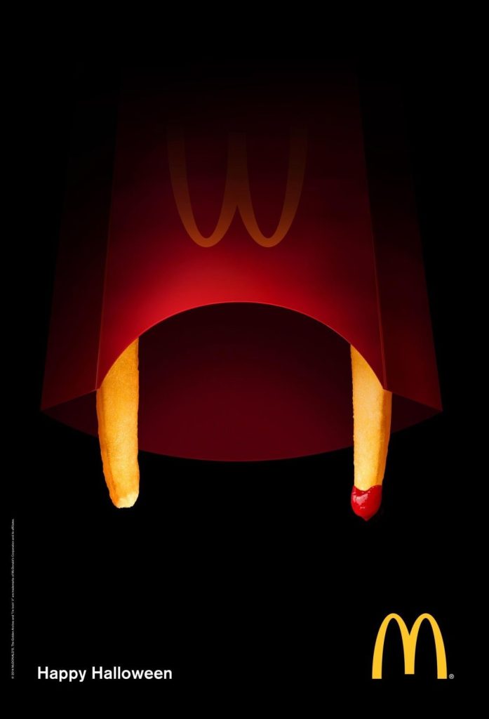 This is some halloween marketing for a fast food company